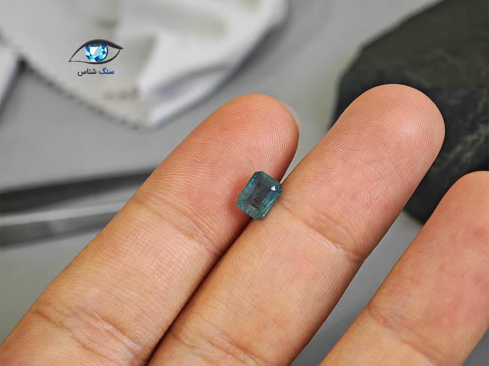 زمرد طبیعی زامبیا 1.3 قیراط — تصویر ۳