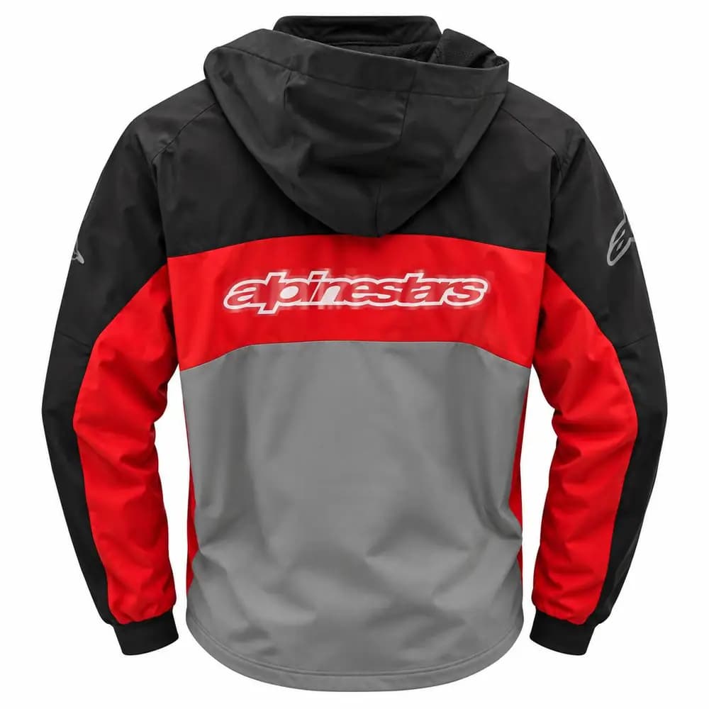سویشرت موتورسواری ضدآب Alpinestars مشکی قرمز — تصویر ۶