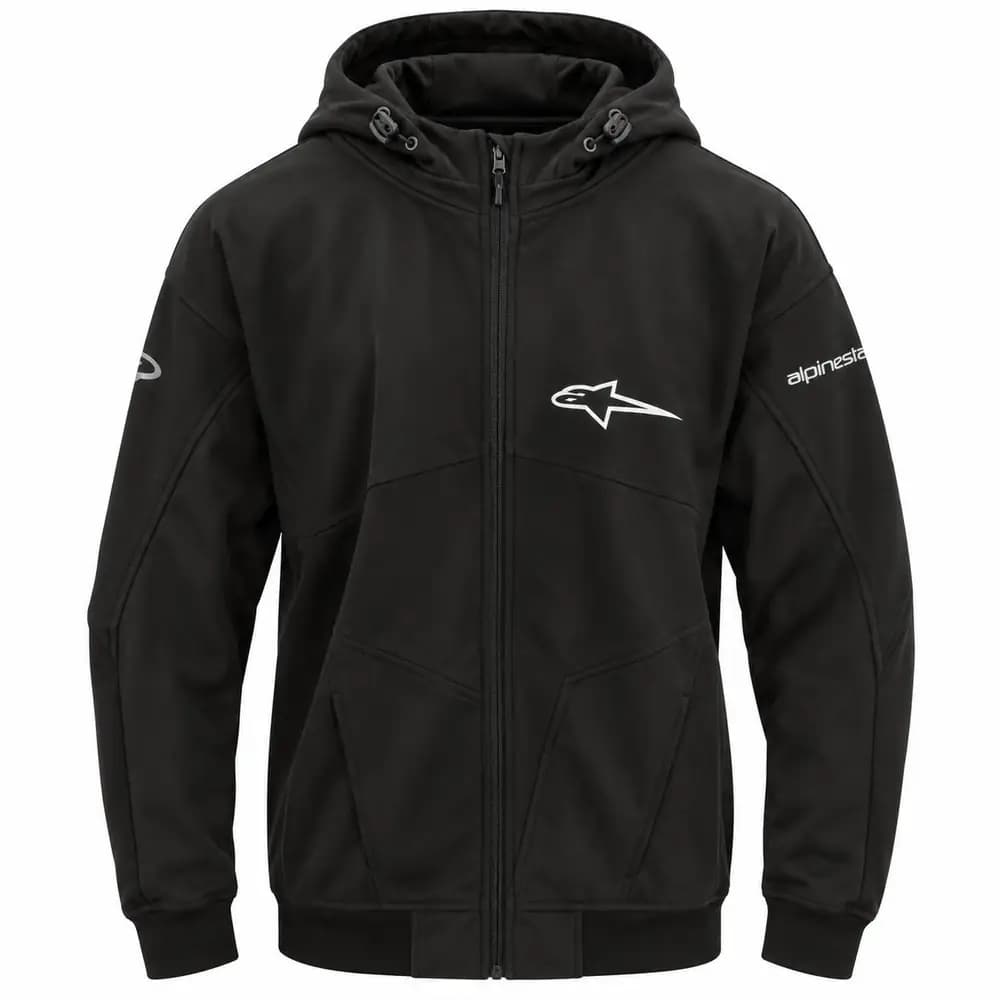 سویشرت موتورسواری ضدآب Alpinestars مشکی — تصویر ۲