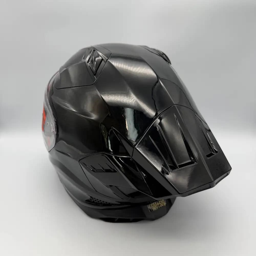 کلاه کاسکت فک ثابت Steelbird SBH-61 مشکی — تصویر ۸