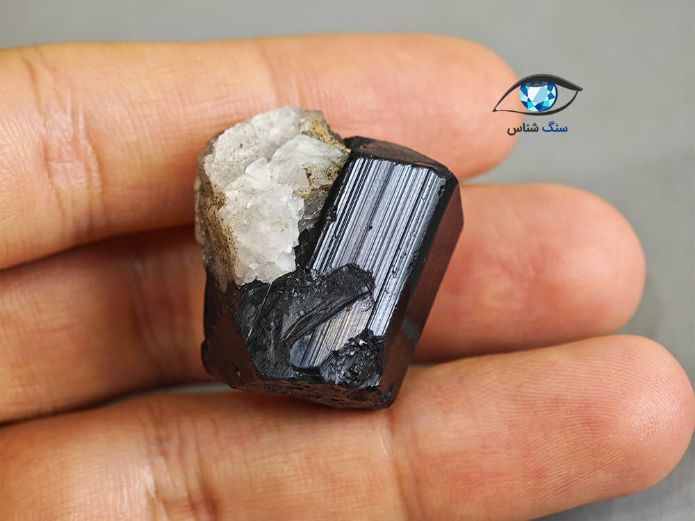 راف تورمالین سیاه افغانستان 24 گرم — تصویر ۵