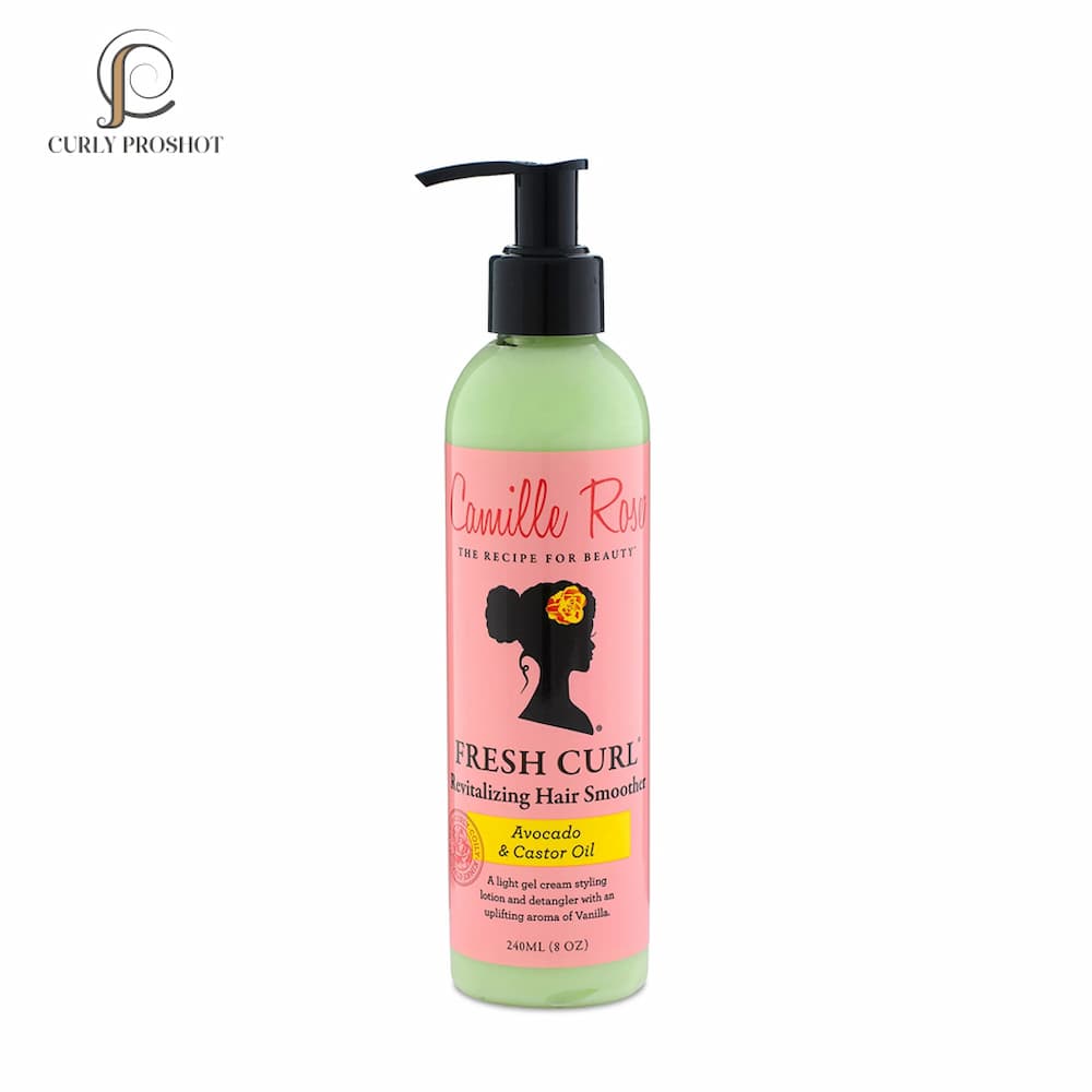 کرم ژل فر کننده و ضد وز قوی آووکادو و کرچک کاملیا رز Camille Rose Fresh Curl Revitalizing Hair Smoother 240ml