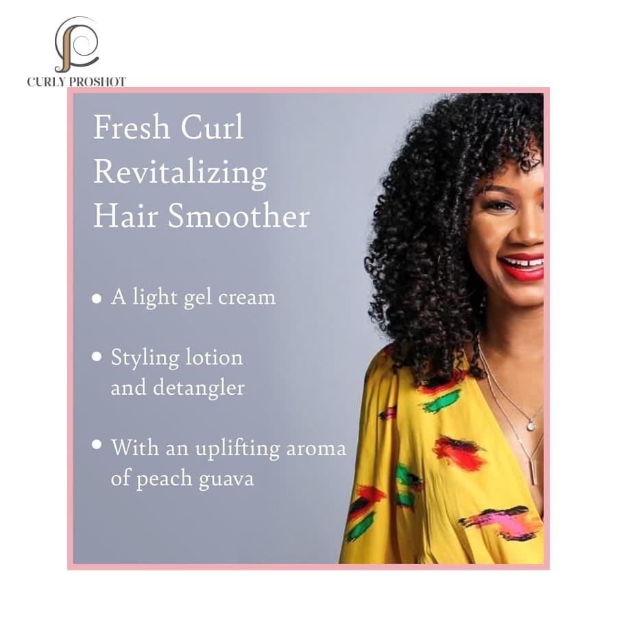کرم ژل فر کننده و ضد وز قوی آووکادو و کرچک کاملیا رز Camille Rose Fresh Curl Revitalizing Hair Smoother 240ml — تصویر ۲