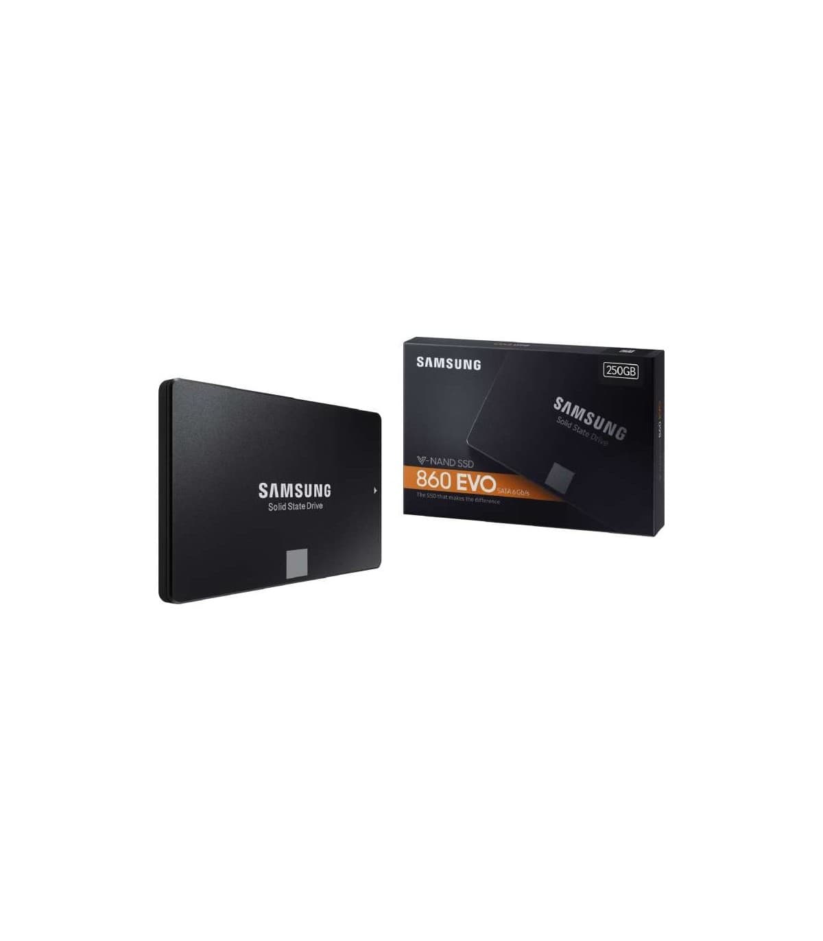 حافظه اس اس دی SAMSUNG مدل EVO 860 ظرفیت 250GB SAMSUNG SATA 2.5 INCH 250GB INTENAL SSD استوک اوپن باکس