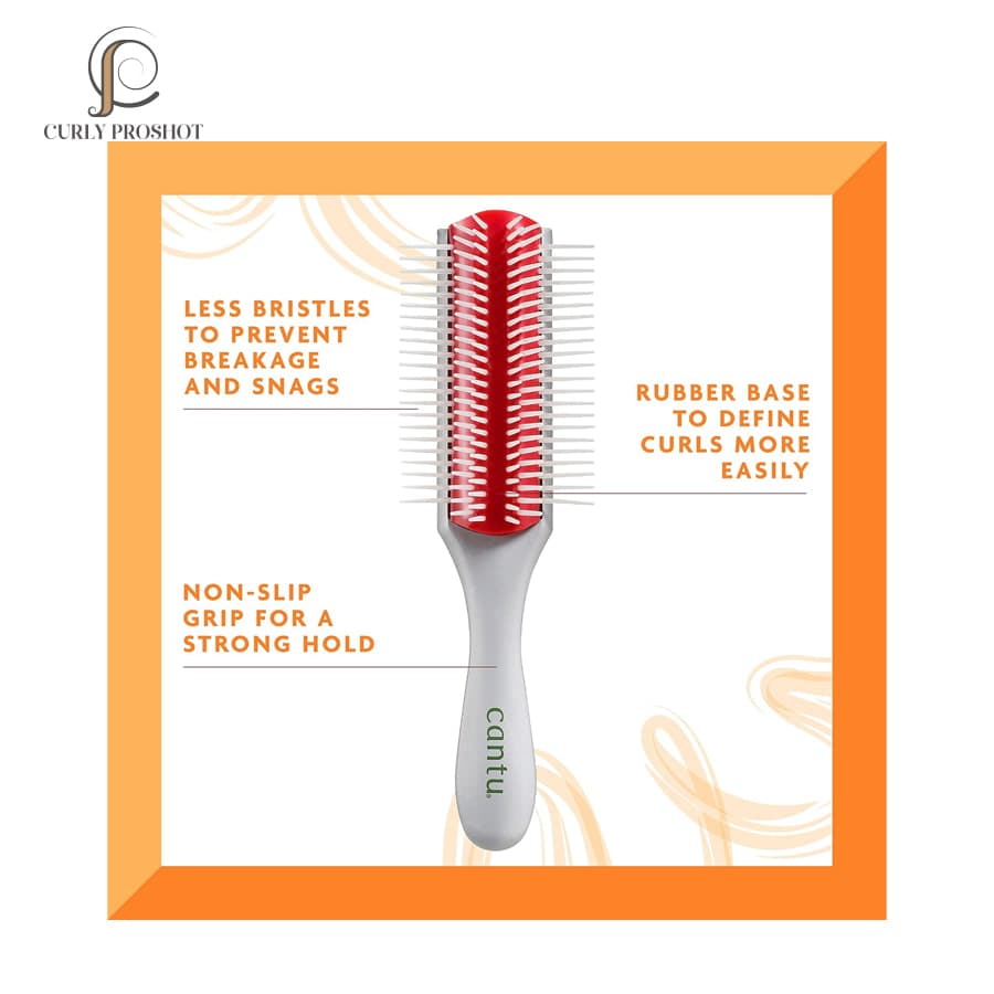 برس دنمن کنتو Cantu Detangle Ultra Glide Brush — تصویر ۷