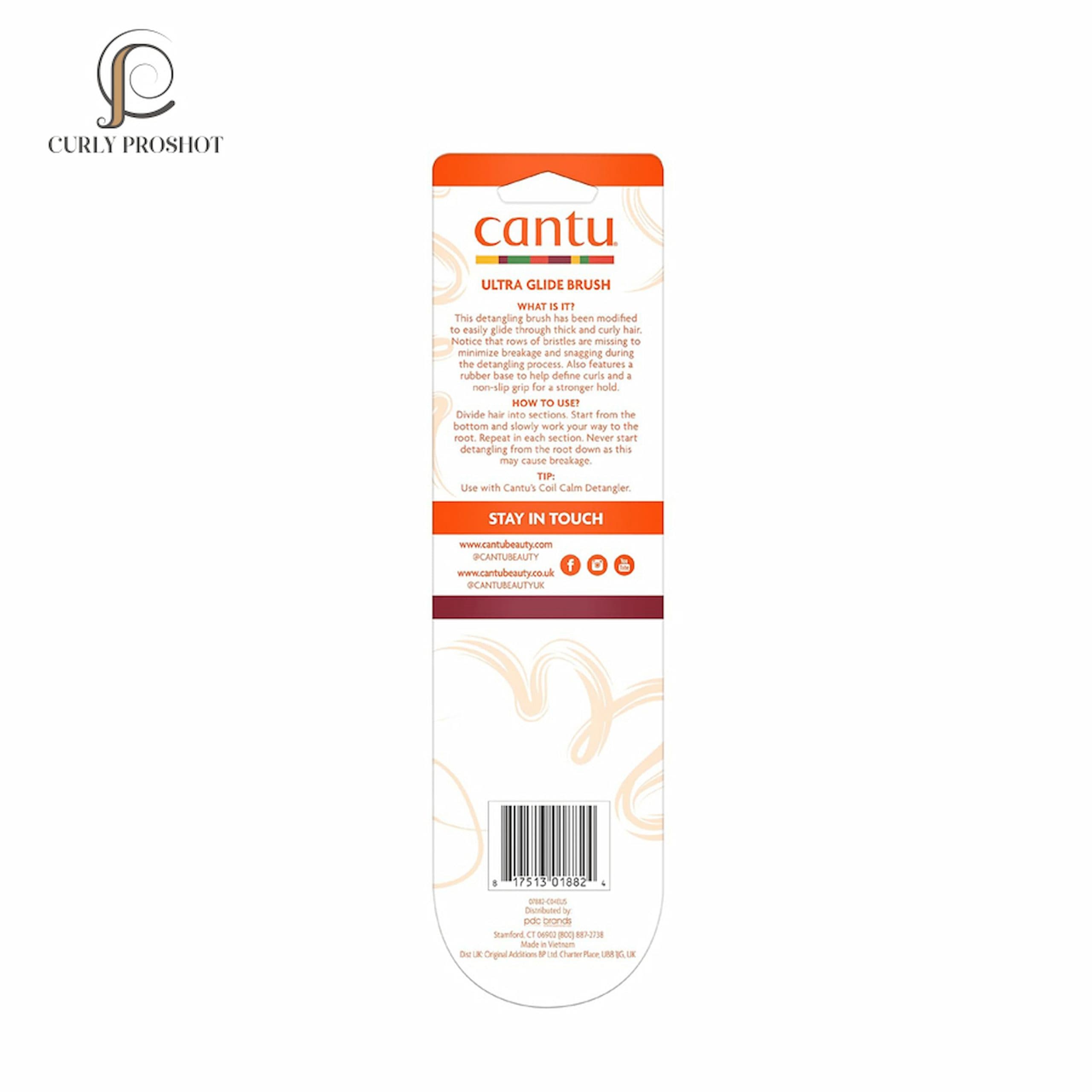برس دنمن کنتو Cantu Detangle Ultra Glide Brush — تصویر ۸
