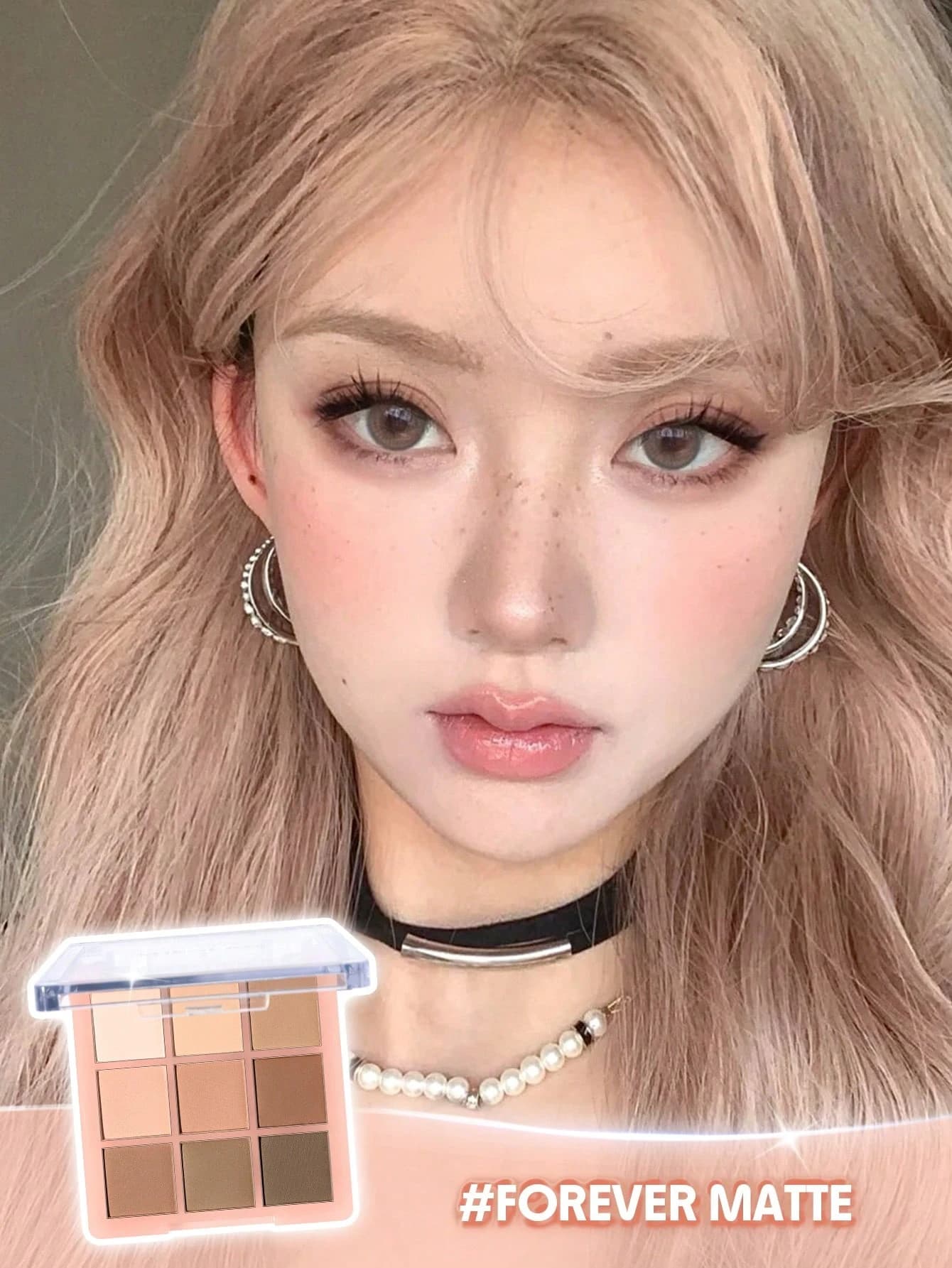پالت سایهForever Matte Nude مات شیگلم 9رنگ — تصویر ۵