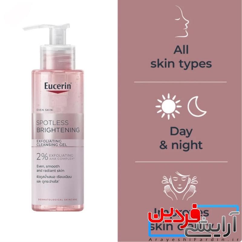 ژل شستشوی ضد لک پوست اوسرین Eucerin Anti-Pigment Gel Nettoyant — تصویر ۳