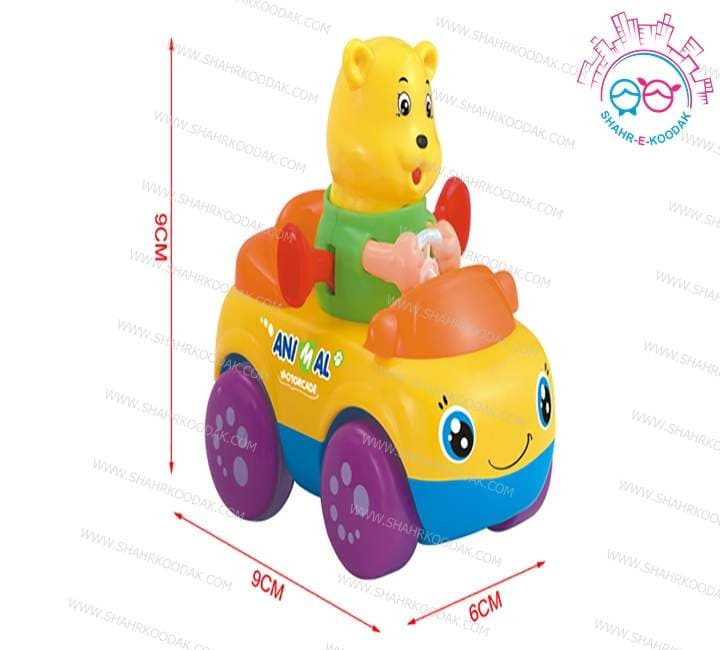 356B حيوانات ماشين سوار قدرتي هولي تويز – Happy Car & Lovely Animal Series ****سفارش 4 مدل — تصویر ۷