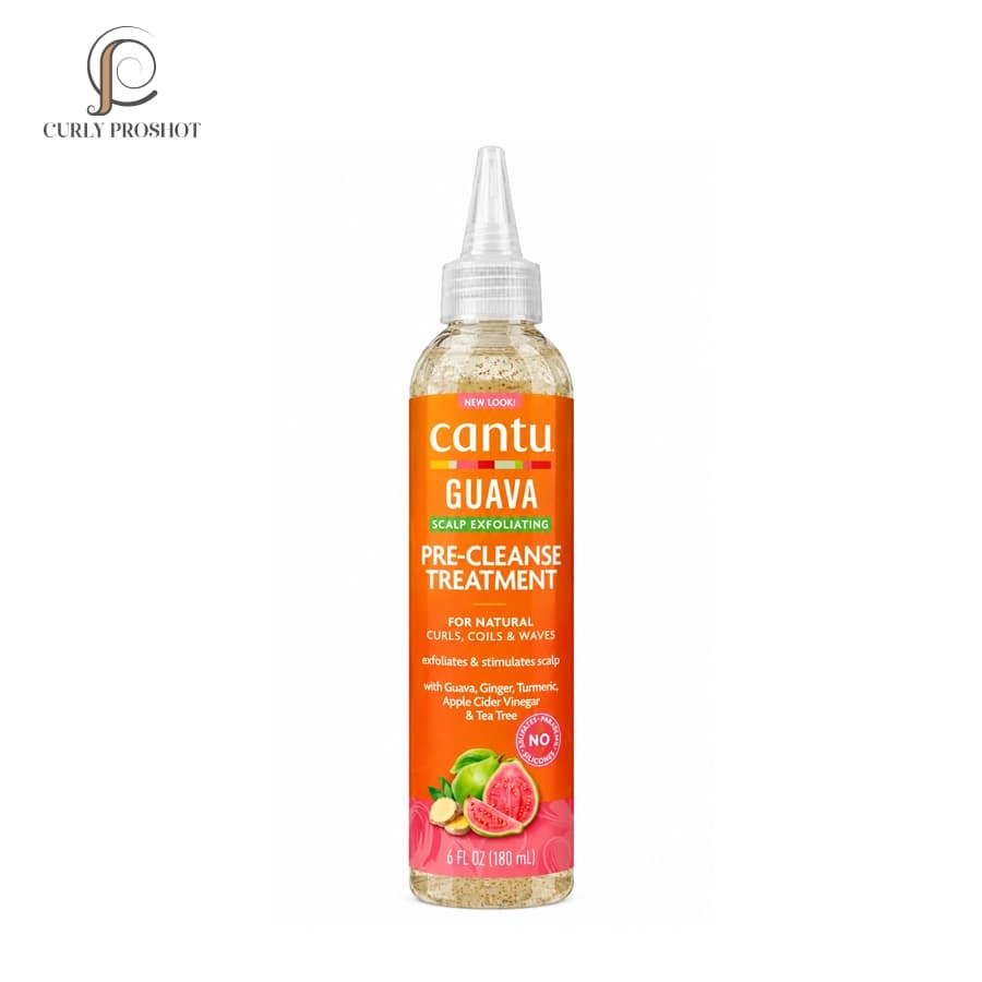 اسکراب لایه بردار و پاکسازی کف سر گوآوا و زنجبیل کنتو Cantu Guava & Ginger Scalp Exfoliating Pre-Cleanse Treatment 180ml