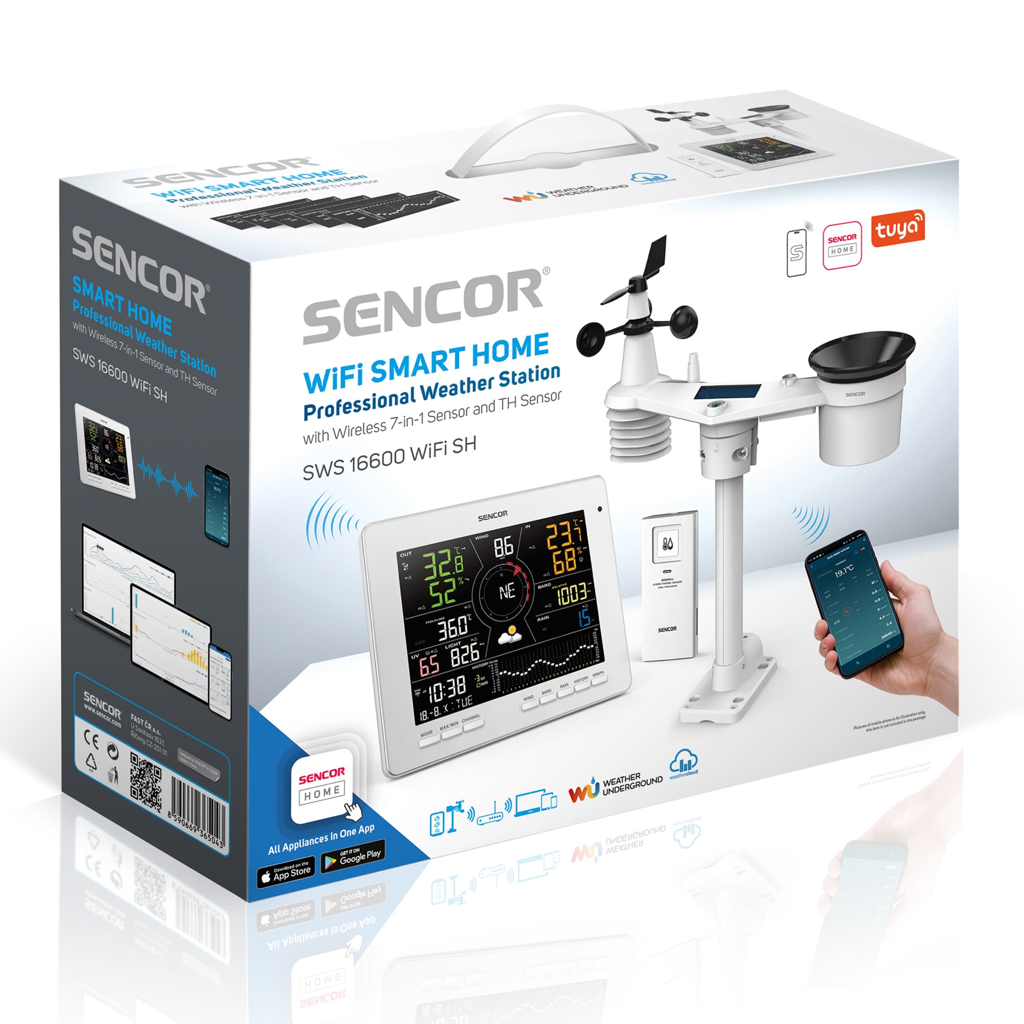 ایستگاه هواشناسی سنکور مدل SWS-16600 — تصویر ۷