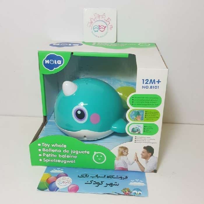 #۱۳۵۵# hl8101 نهنگ آبپاش حمام هولی تویز – toy whale – huile toys — تصویر ۲