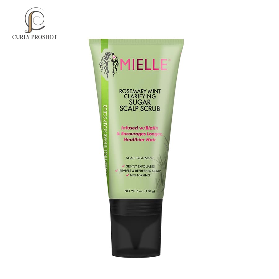 اسکراب کف سر رزماری مایل Mielle Organics Rosemary Mint Clarifying Sugar Scalp Scrub 170g