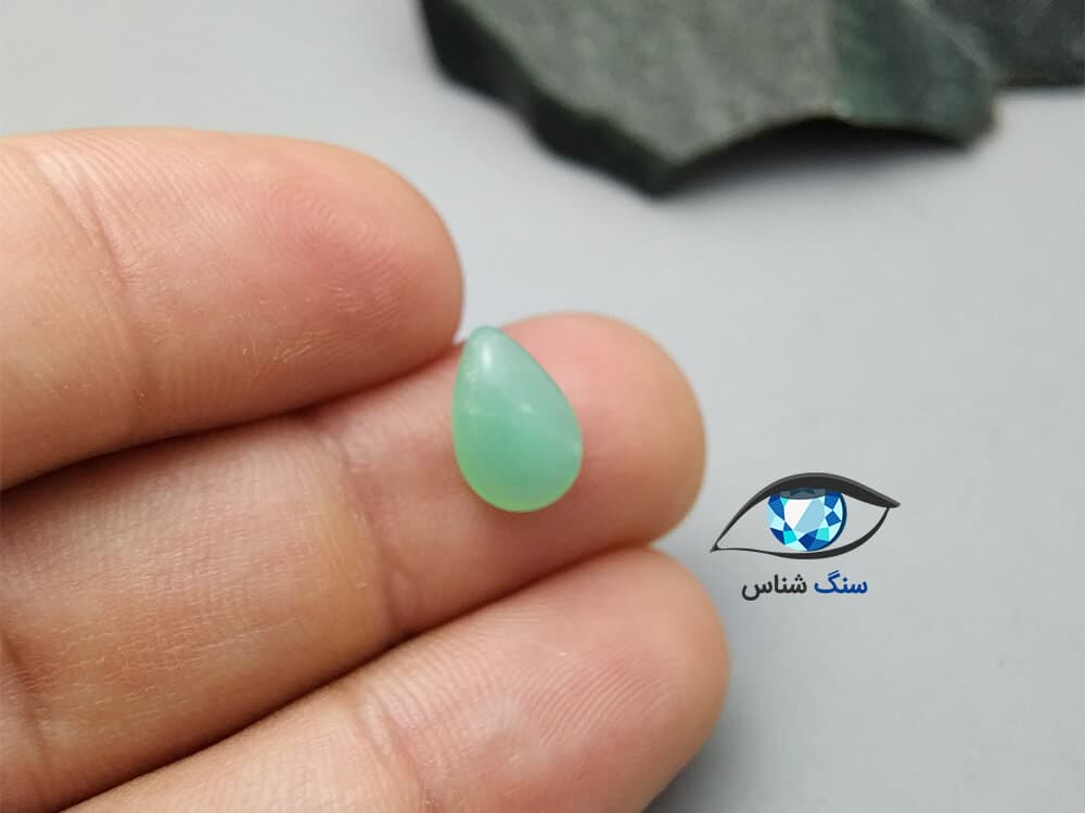 کریزوپراز سبز کوچک 2.1 قیراط — تصویر ۲