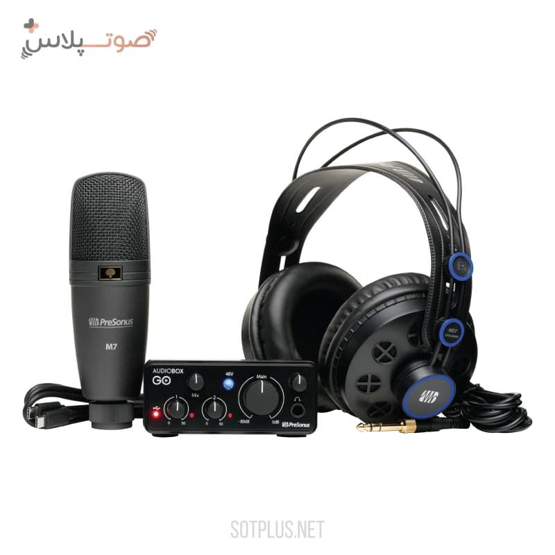 پکیج استودیویی Presonus AudioBox GO Creator Bundle