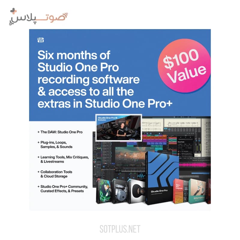 پکیج استودیویی Presonus AudioBox GO Creator Bundle — تصویر ۶