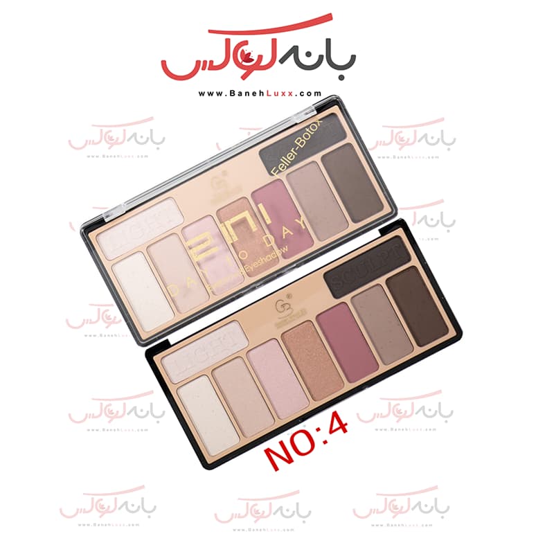 پالت سایه چشم و ابرو 9 رنگ گلدن مود — تصویر ۴