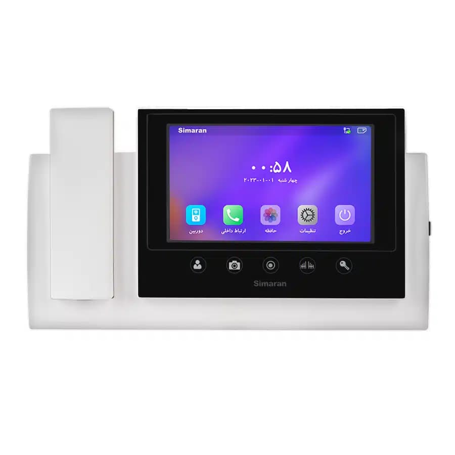 مانیتور آیفون تصویری 7 اینچ HD برند سیماران مدل HS 72D — تصویر ۳