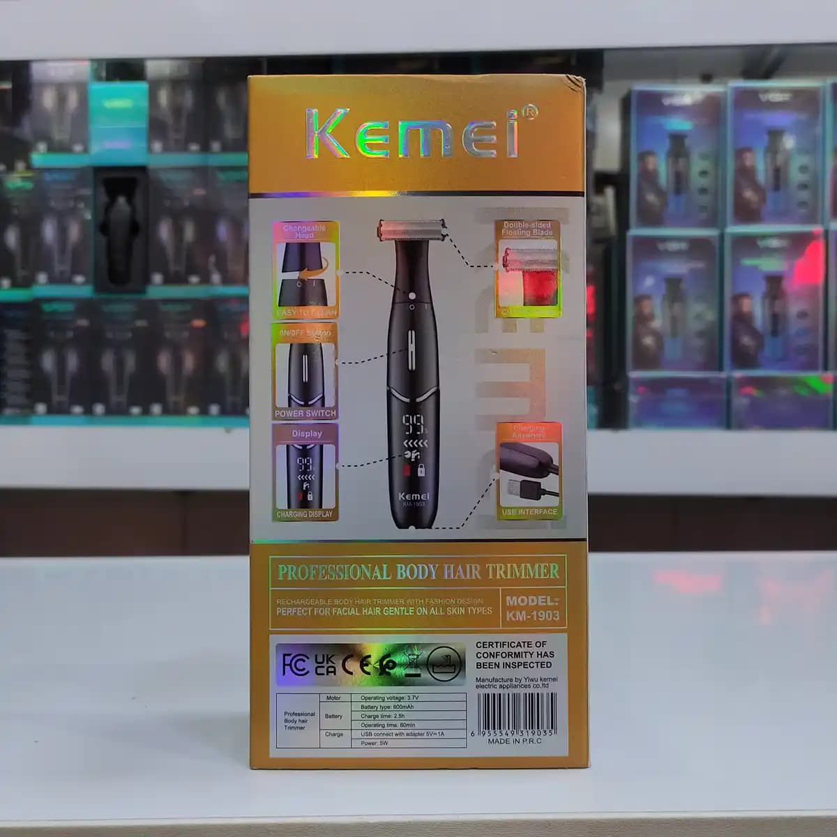 ماشین اصلاح کیمی مدل KM-1903 — تصویر ۶