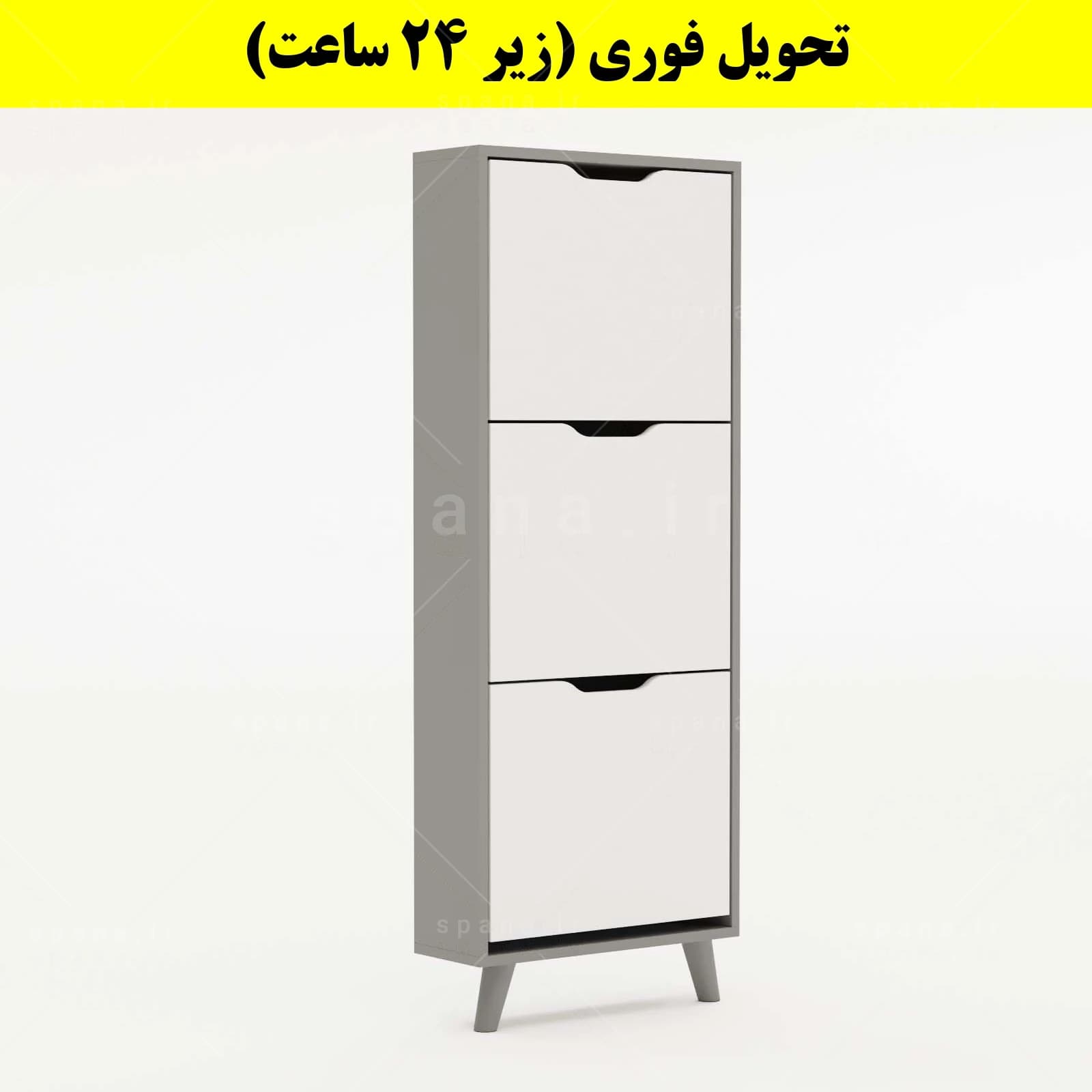 جاکفشی داشبوردی باریک سه درب النا – طول 50 (تحویل فوری) — تصویر ۱۲