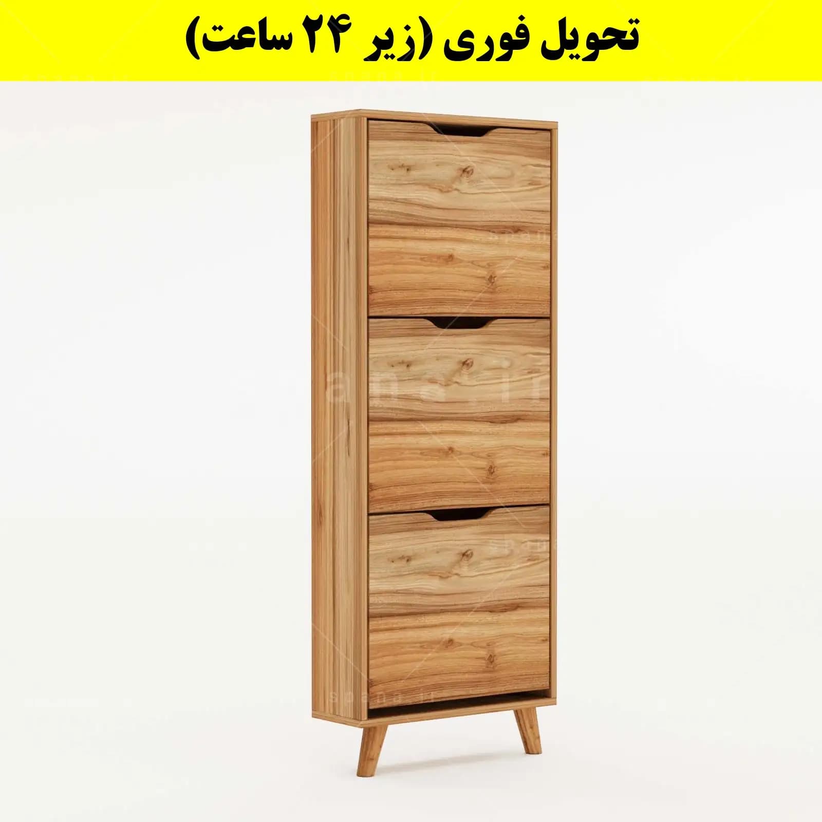 جاکفشی داشبوردی باریک سه درب النا – طول 50 (تحویل فوری) — تصویر ۳