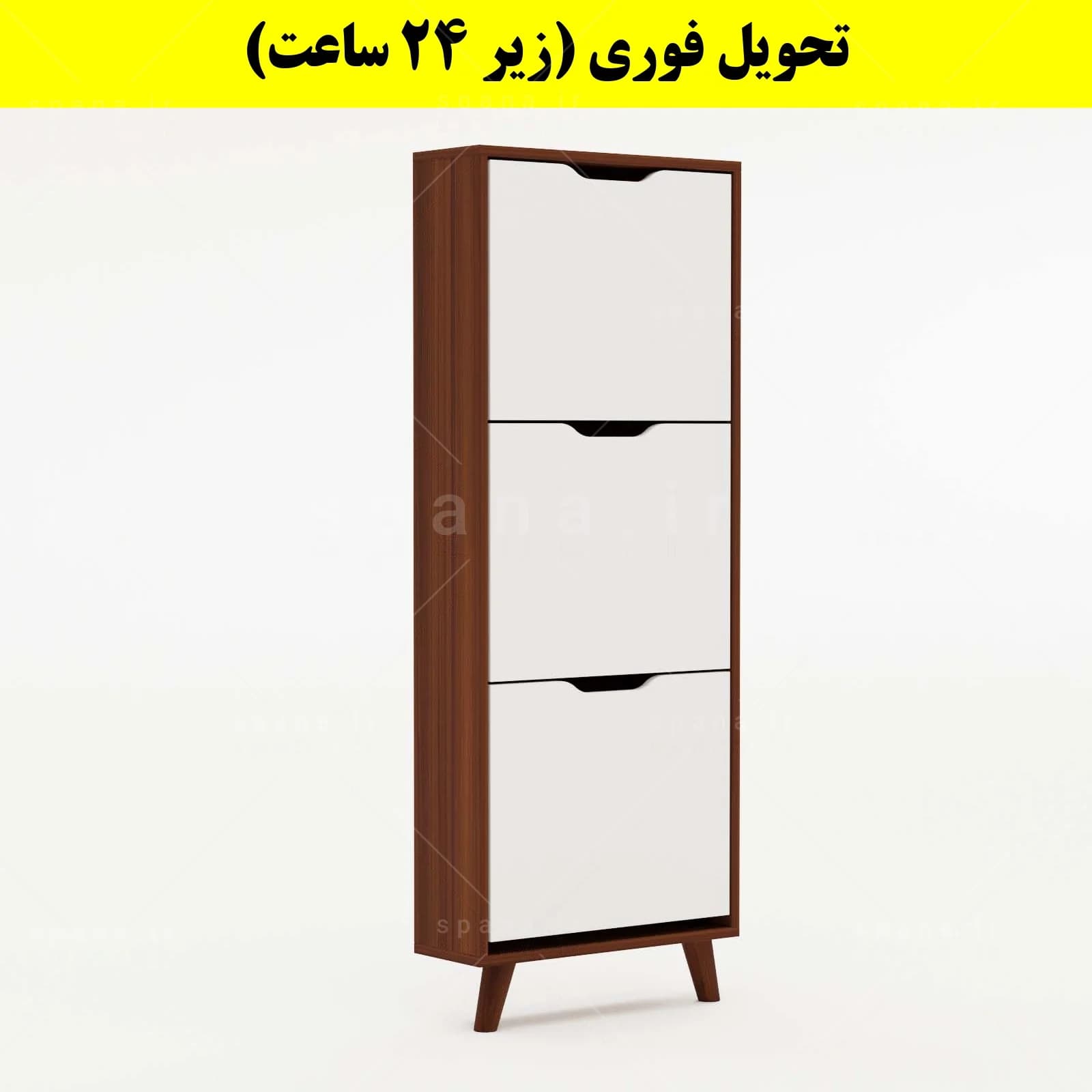 جاکفشی داشبوردی باریک سه درب النا – طول 50 (تحویل فوری) — تصویر ۶