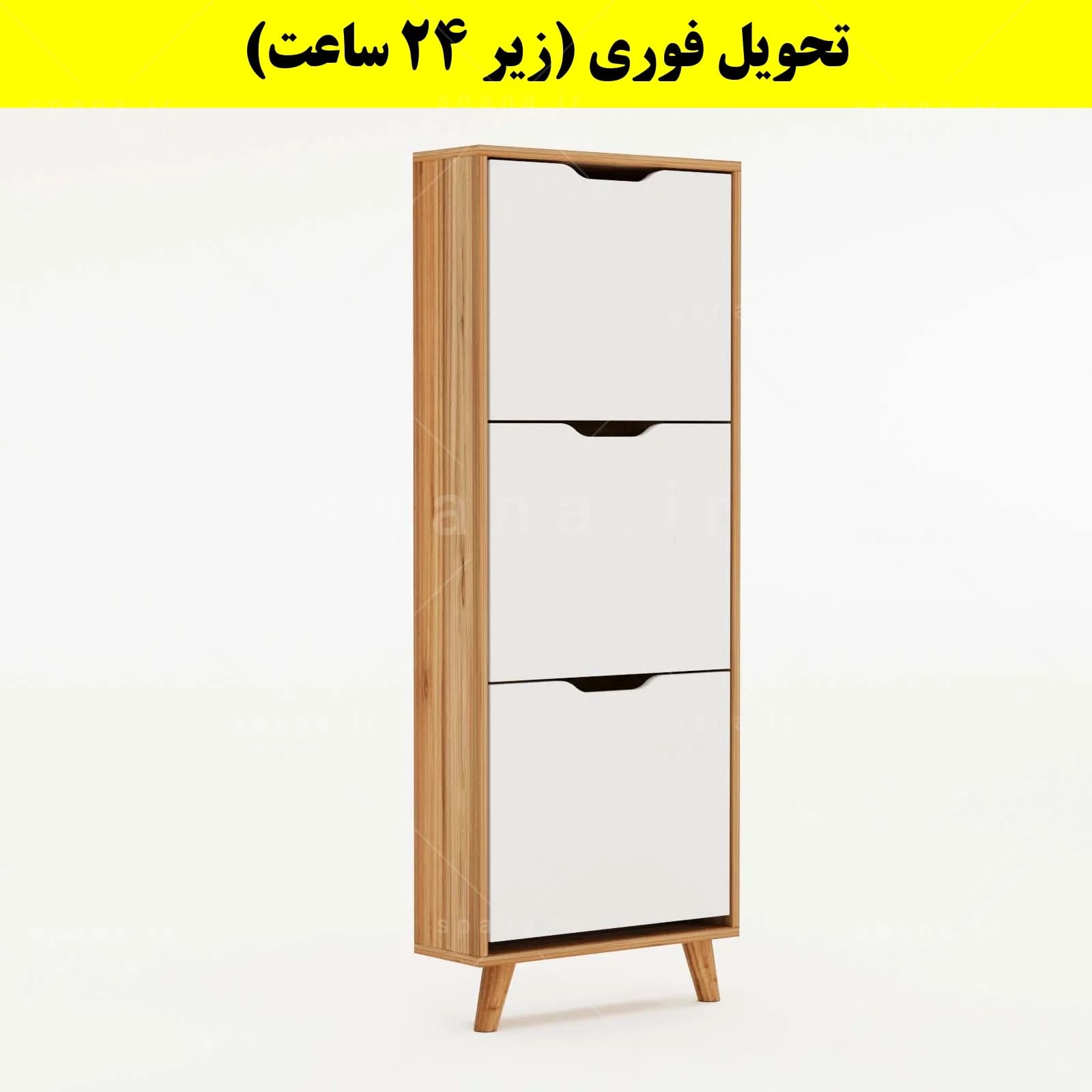 جاکفشی داشبوردی باریک سه درب النا – طول 50 (تحویل فوری) — تصویر ۷