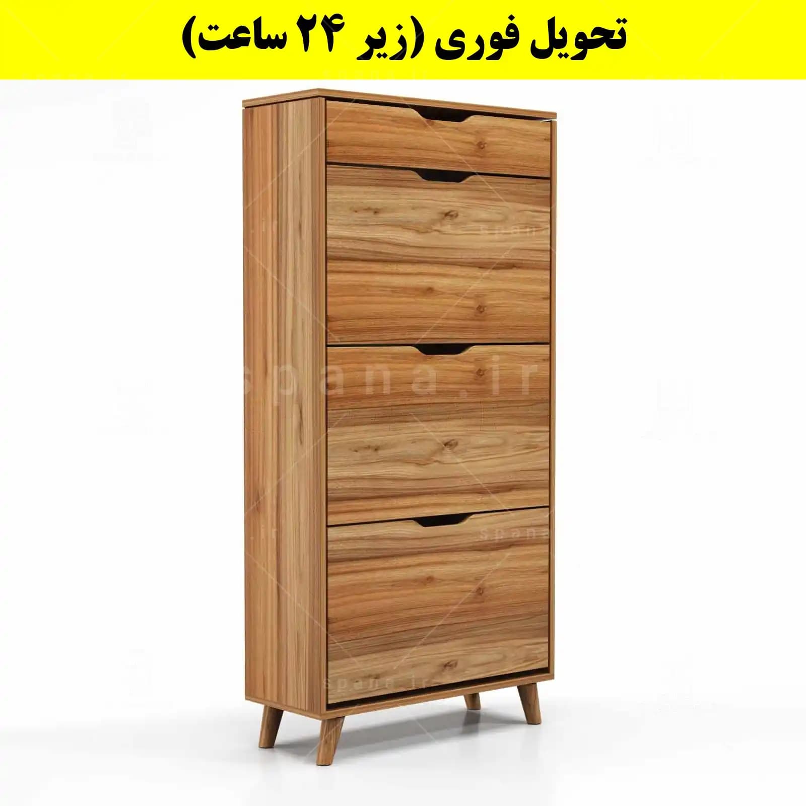 جاکفشی داشبوردی سه درب کشودار النا – طول 70 (تحویل فوری) — تصویر ۸