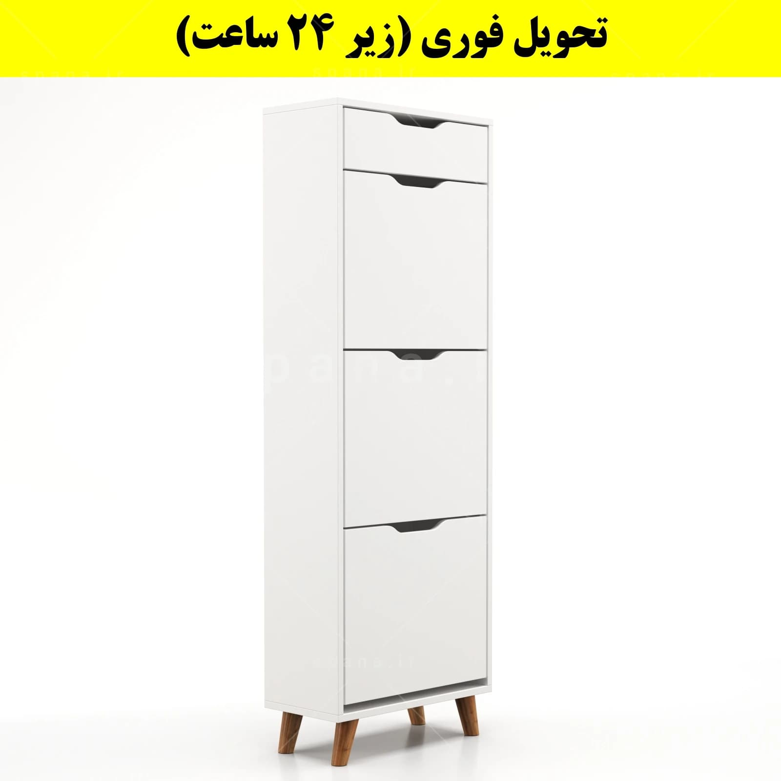 جاکفشی داشبوردی سه درب کشودار النا – طول 50 (تحویل فوری) — تصویر ۱۱