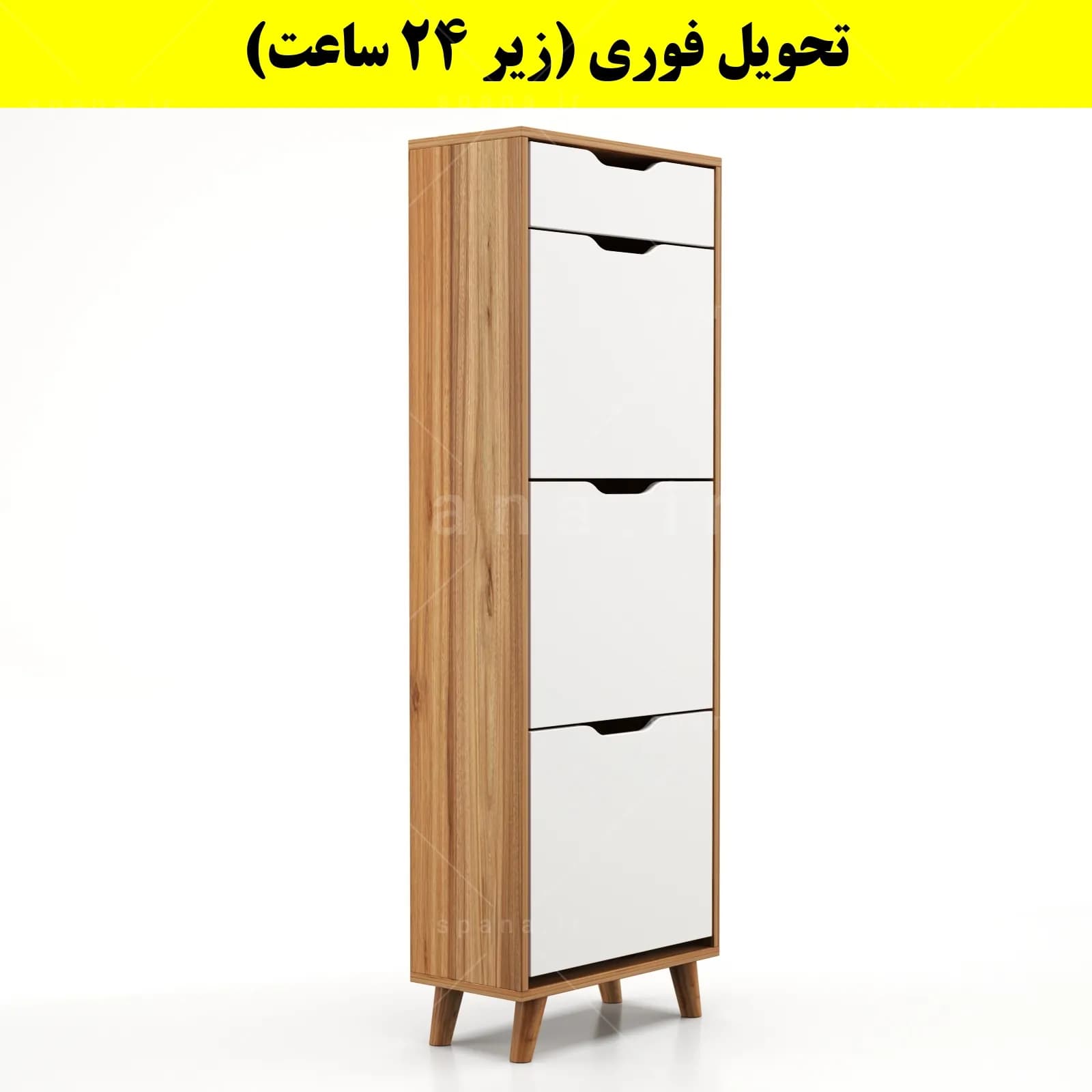 جاکفشی داشبوردی سه درب کشودار النا – طول 50 (تحویل فوری) — تصویر ۸