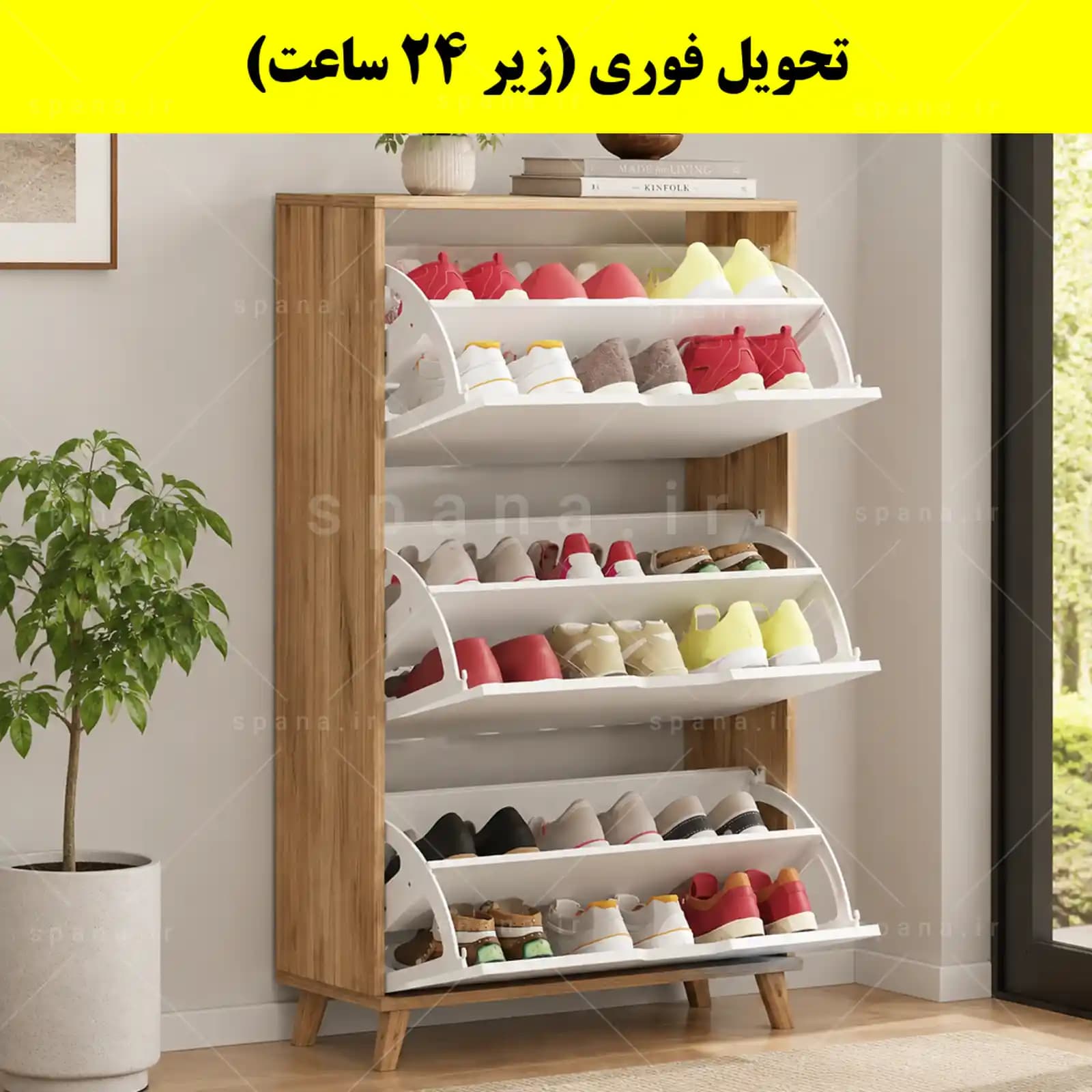 جاکفشی داشبوردی سه درب النا – طول 70 (تحویل فوری)