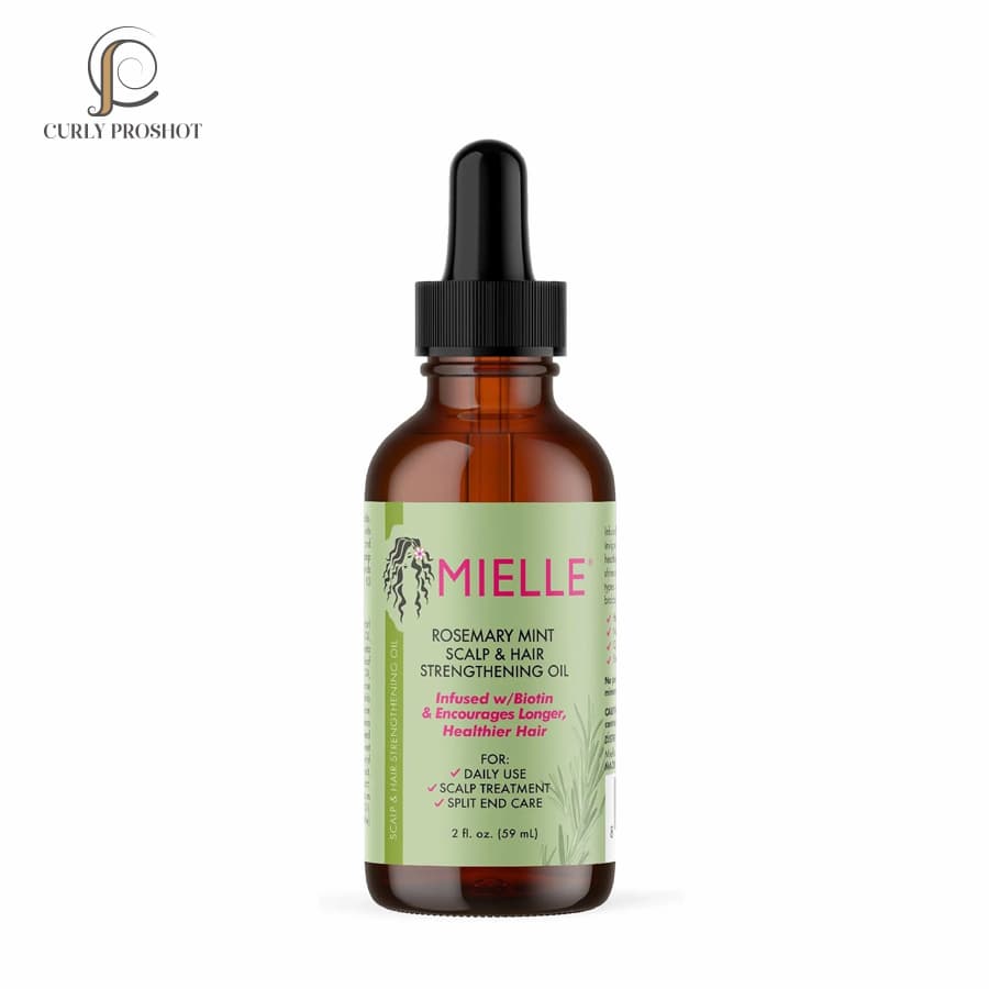 روغن ضد ریزش و استحکام بخش ریشه مو رزماری و بیوتین مایل Mielle Organics Rosemary Mint Scalp & Hair Strengthening Oil 59ml