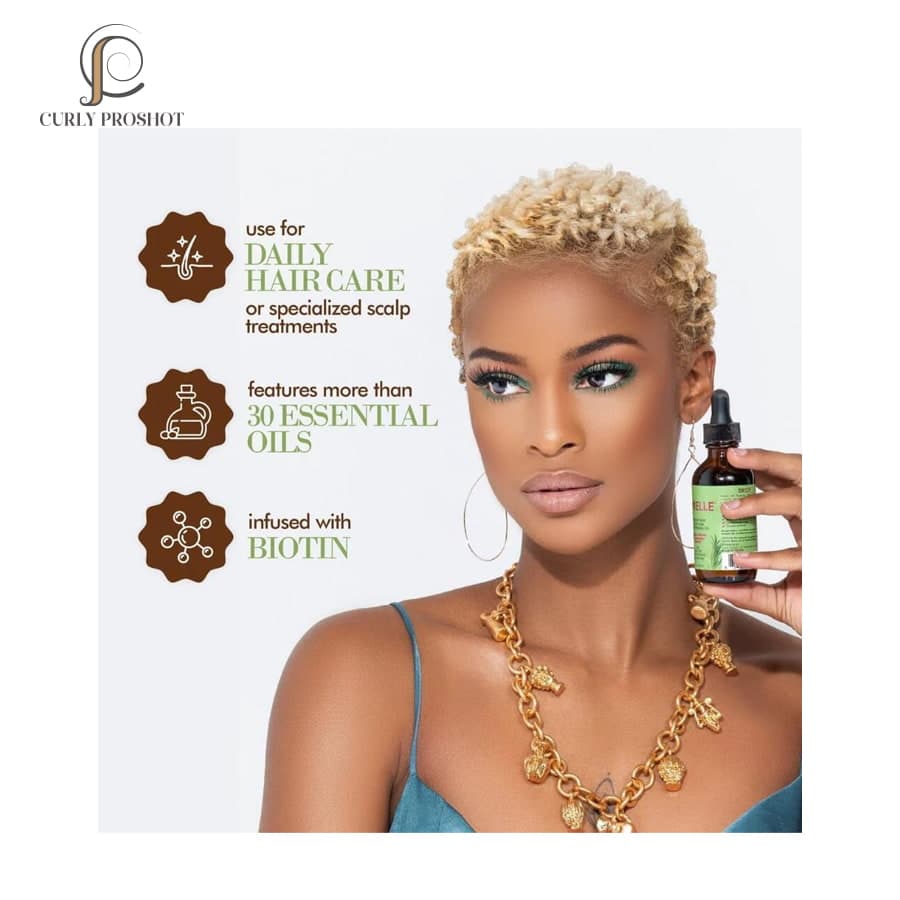 روغن ضد ریزش و استحکام بخش ریشه مو رزماری و بیوتین مایل Mielle Organics Rosemary Mint Scalp & Hair Strengthening Oil 59ml — تصویر ۳