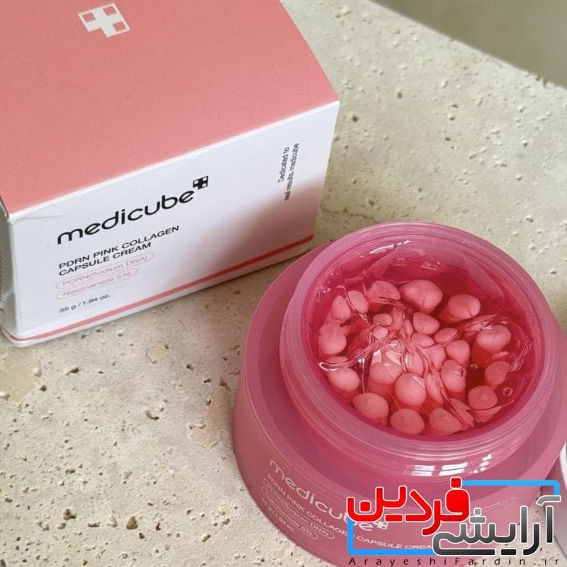 کرم کپسولی کلاژن صورتی PDRN مدی کیوب Medicube PDRN Pink — تصویر ۵