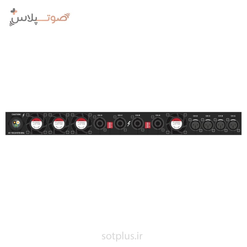 آمپلی فایر Wharfedale DP4035 — تصویر ۴