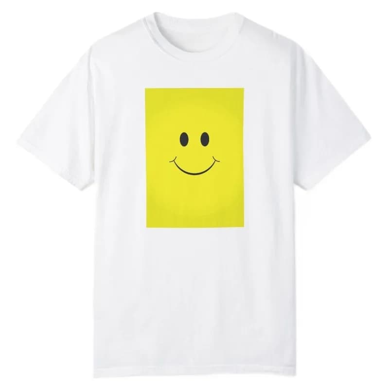 تی‌شرت آستین کوتاه دخترانه مدل smile رنگ سفید