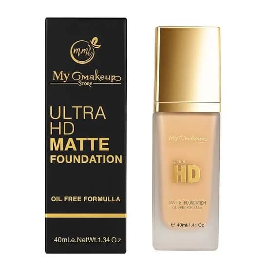 مای میکاپ استوری کرم پودر اولترا اچ دی شیشه ای پمپی 40ml NEW MF03
