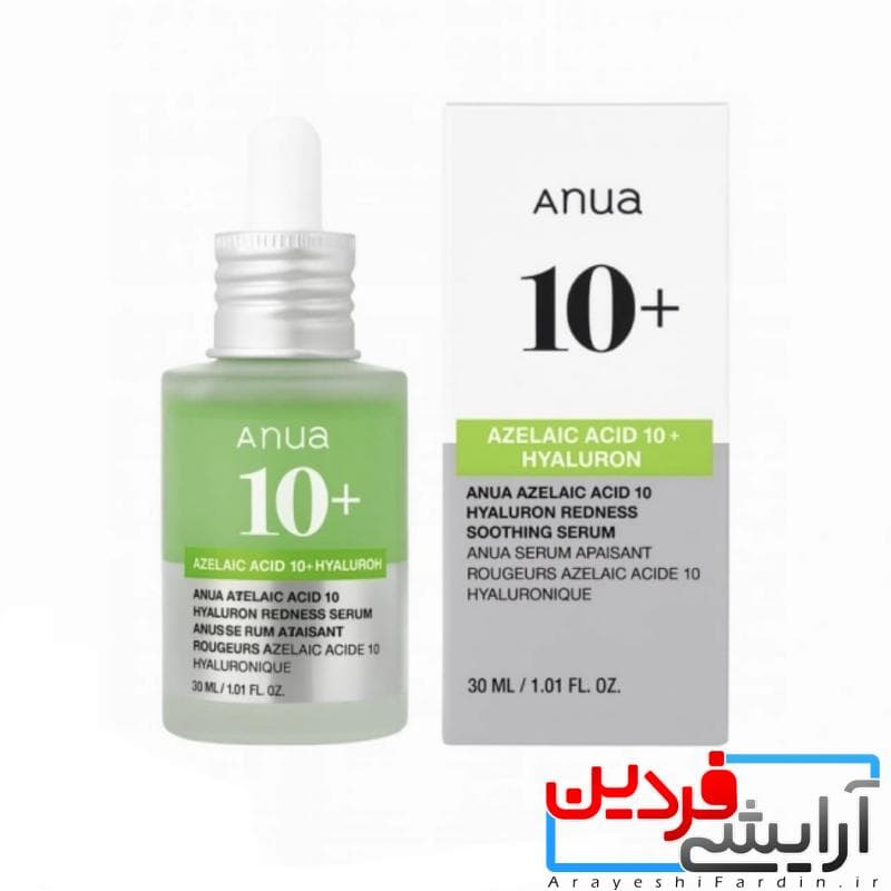 سرم ازلیک اسید و هیالورونیک اسید ضدقرمزی آنوا Anua Azelaic Acid 10% — تصویر ۴