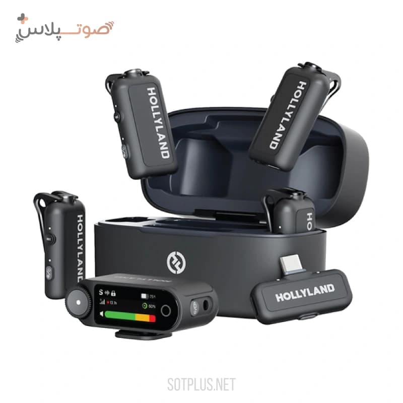 میکروفون بی‌سیم Hollyland LARK MAX 2 Combo 4-Person
