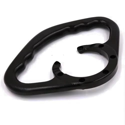 دستگیره باک ۷ پیچ موتور سیکلت CNC رنگ طرح کربن مشکی | Tank Grab Handle 7 Bolts