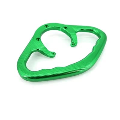 دستگیره باک ۵ پیچ CNC موتورسیکلت سبز | Tank Grab Handle 5 Bolts — تصویر ۴