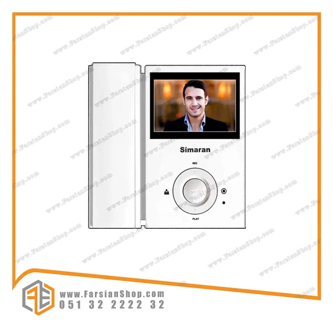 مانیتور آیفون تصویری 4 اینچ برند سیماران مدل HS 43FL — تصویر ۳