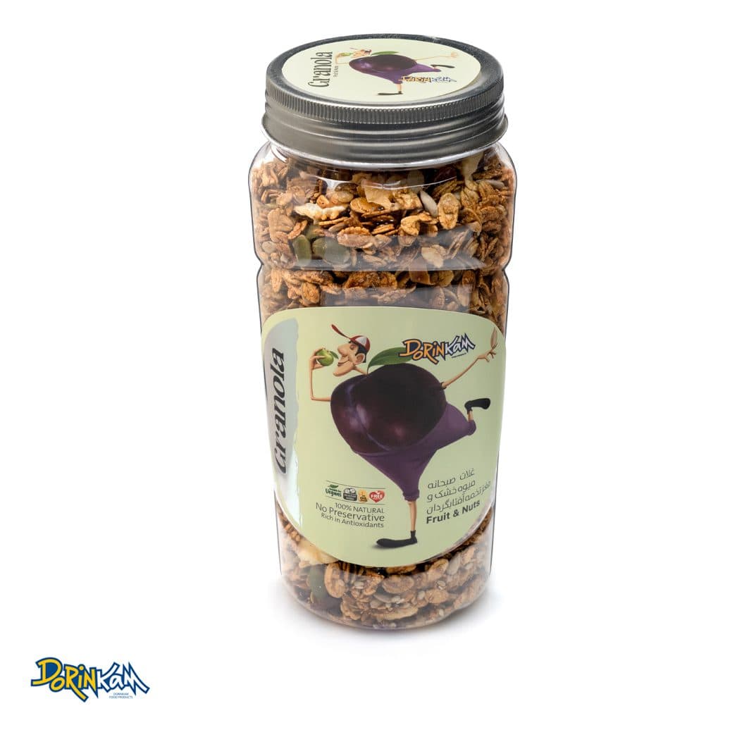 گرانولا مخلوط مغز و میوه 350 گرمی — تصویر ۳