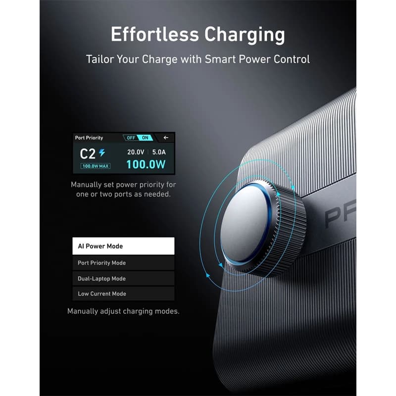 شارژر رومیزی 250 وات 6 پورت انکر مدل Prime Charger A2345 — تصویر ۱۱