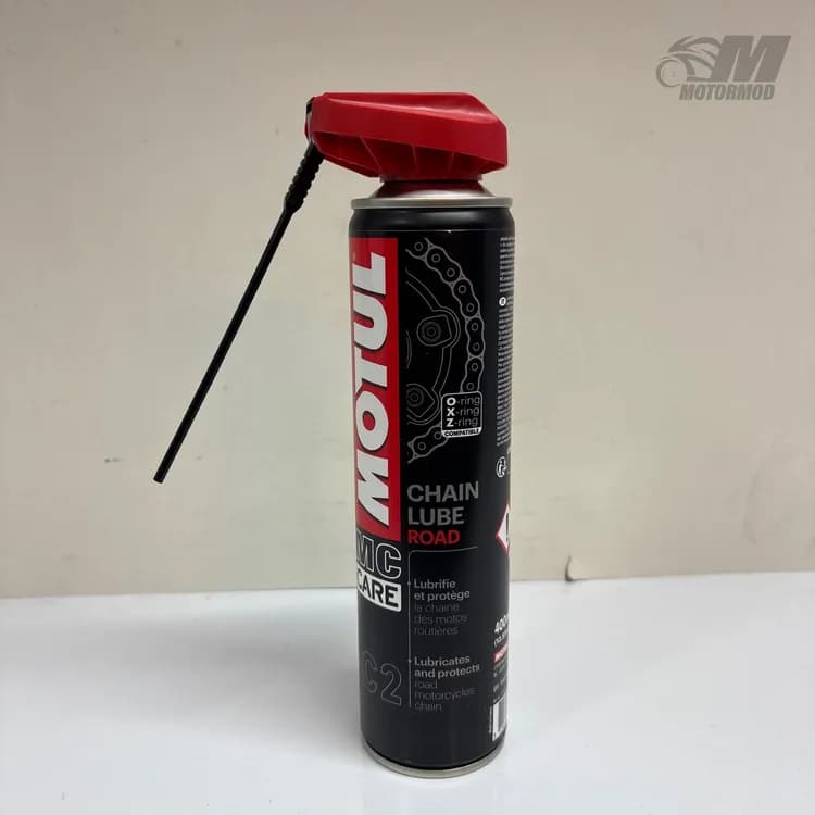 اسپری روان‌کننده زنجیر موتورسیکلت موتول مدل Motul MC Care C2 Chain Lube Road — تصویر ۵