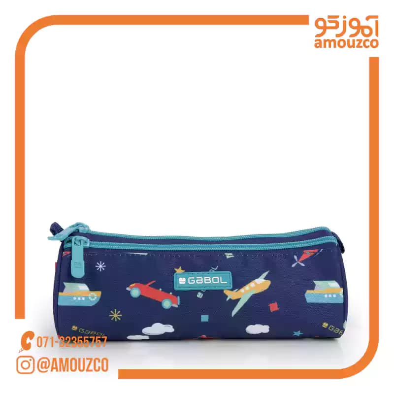 جامدادی سه زیپ Speedy سایز 22×7×7 گابل (2026) — تصویر ۶