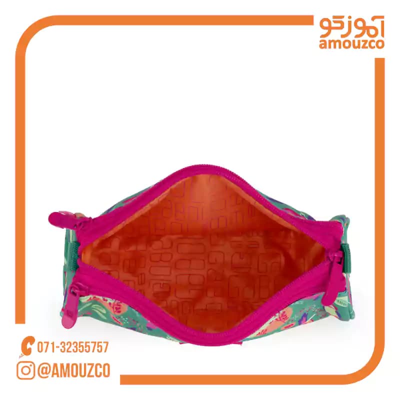 جامدادی سه زیپ Vida سایز 22×7×7 گابل (2026) — تصویر ۲