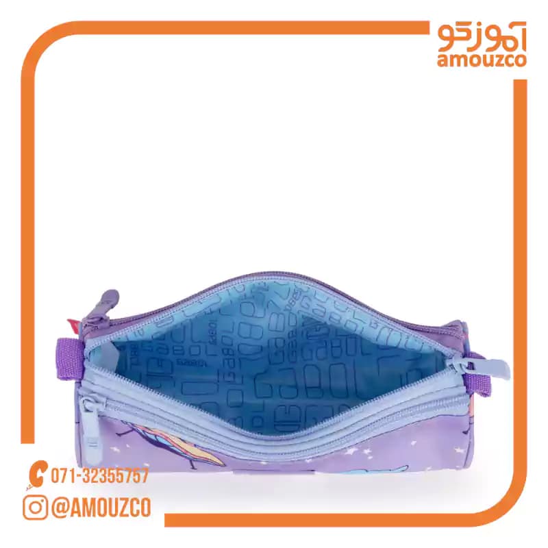 جامدادی سه زیپ Cosmos سایز 22×7×7 گابل (2026) — تصویر ۲