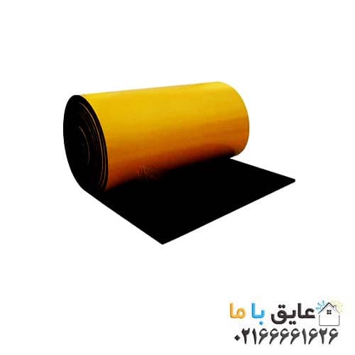 عایق الاستومری رولی چسب ساده ضخامت 9 میل – 20 متر