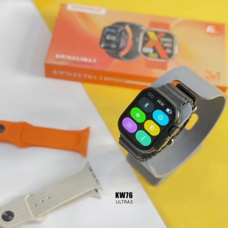 ساعت هوشمند KEQIWEAR مدل KW76 ULTRA3 “فروش عمده” — تصویر ۷